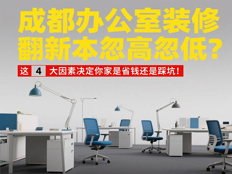 成都辦公室裝修翻新成本忽高忽低？這 4 大因素決定你家是省錢(qián)還是踩坑！
